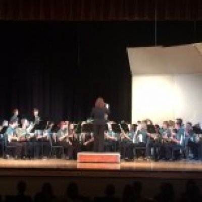 Symphonic band with Conductor