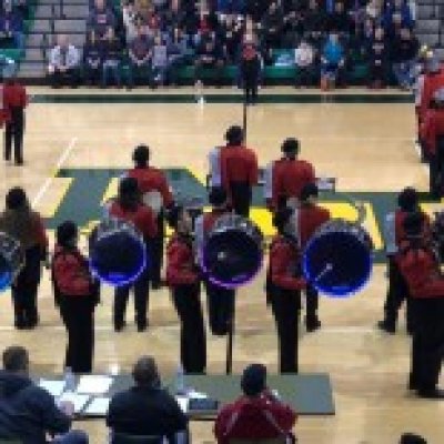 Band in gym at Band Festival